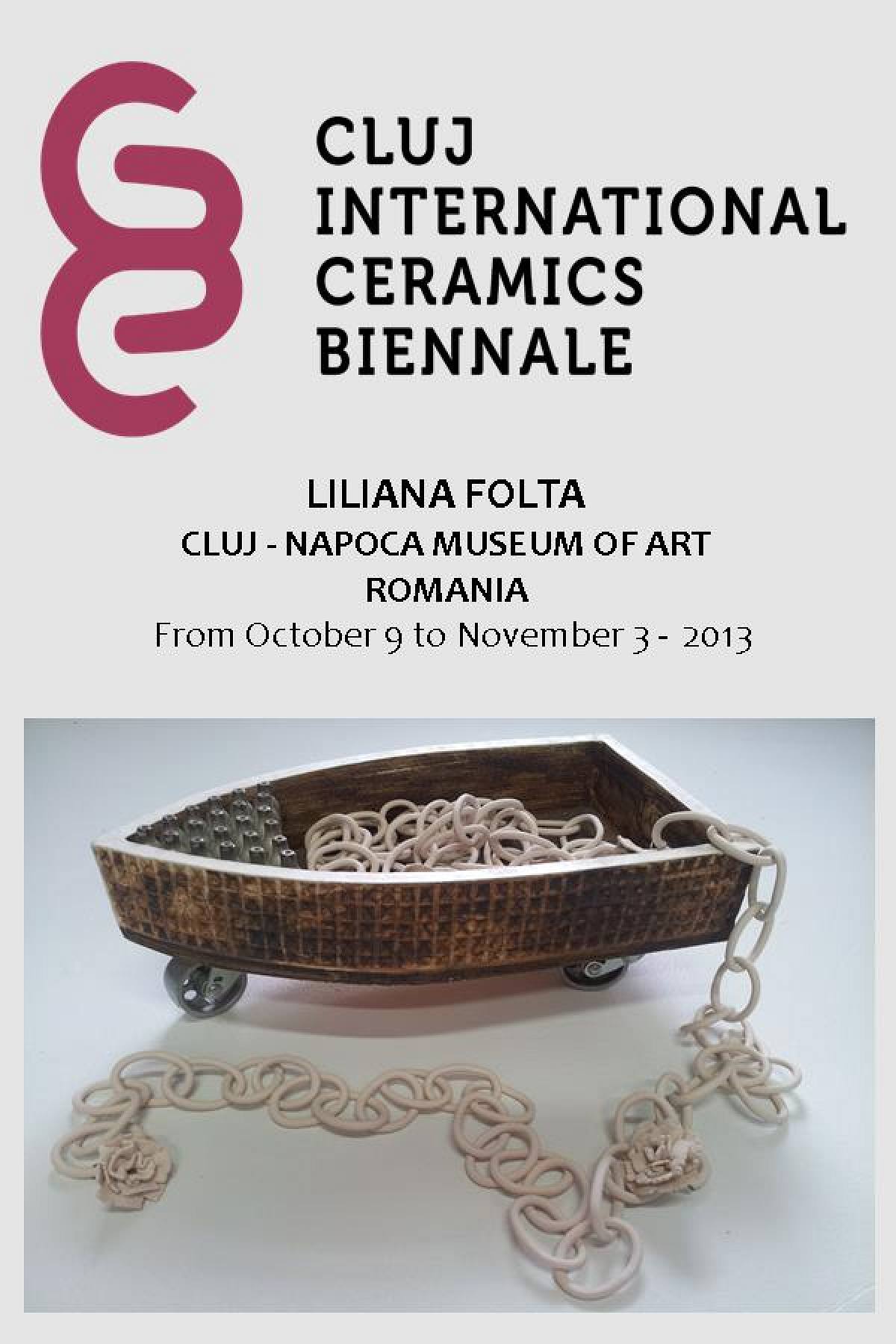 Cluj - Napoca International Ceramics Biennale 2013 flyer