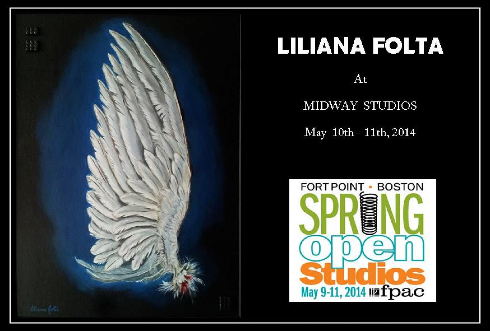Midway Spring Open Studios 2014 flyer