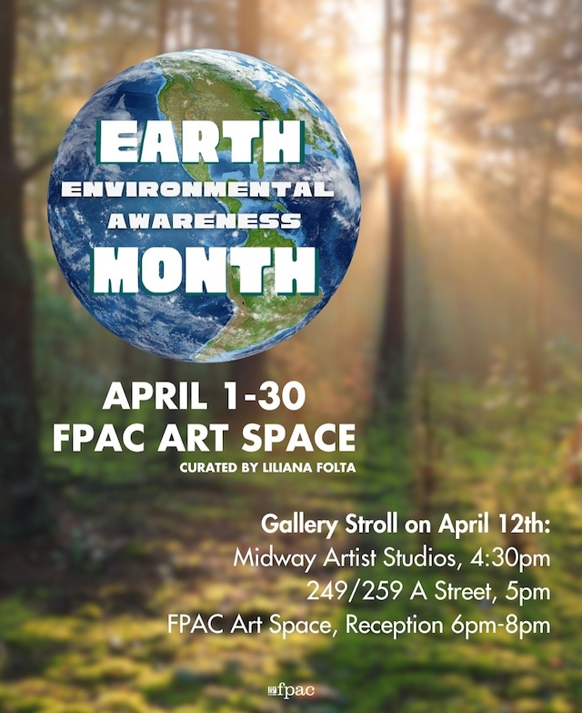 Poster for the Earth Month exhibition.