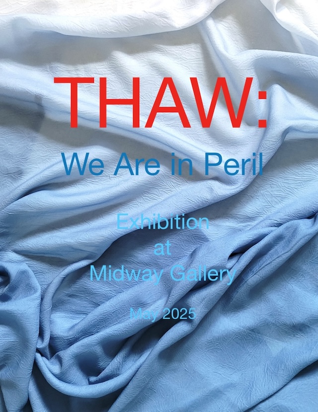 Catalog for the THAW: We are in Peril exhibition.